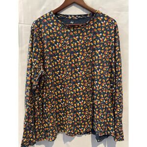 Dip Plus Size 3X Floral Long Sleeve Top